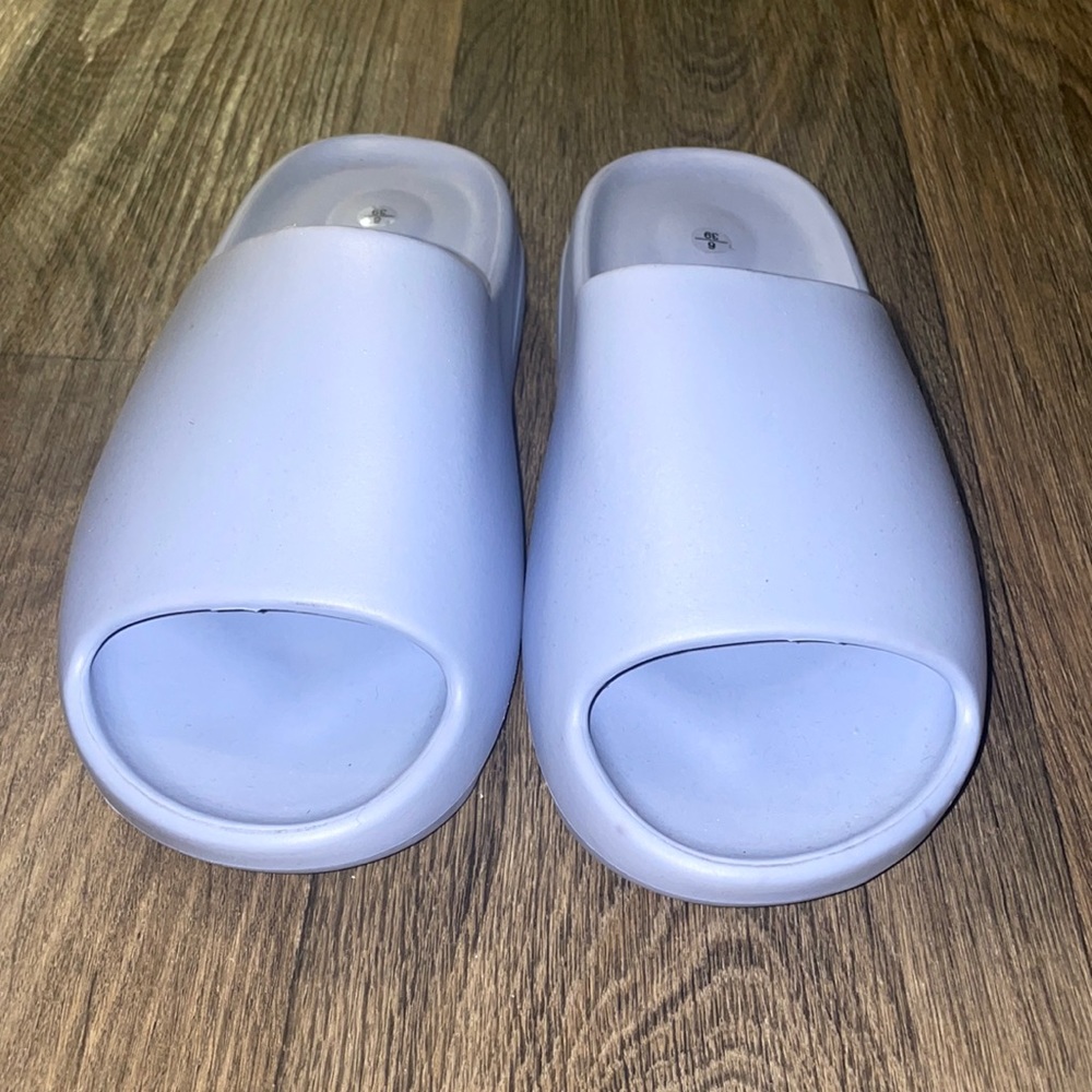 Blue pretty little thing “Yeezy” slides